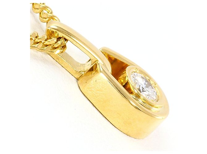 Autre Marque Collana in oro giallo 18K con diamante D'oro - vista 2