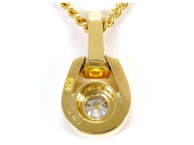 Autre Marque Collana in oro giallo 18K con diamante D'oro - vista 3