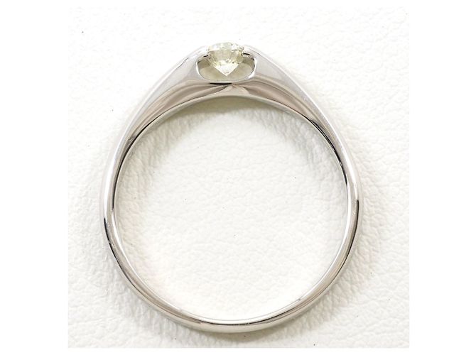 Autre Marque PT900 Platin-Bandring mit Diamant - Ansicht 3