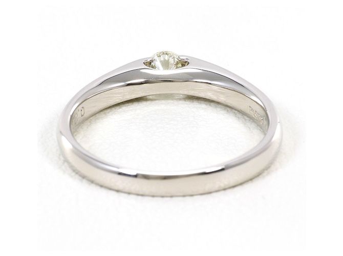 Autre Marque PT900 Platin-Bandring mit Diamant - Ansicht 4