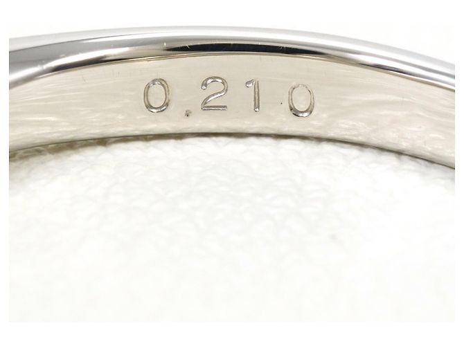Autre Marque PT900 Platin-Bandring mit Diamant - Ansicht 6