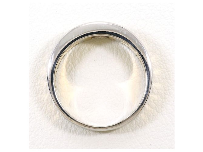 Autre Marque Anello fede in oro giallo 18K e platino con diamanti D'oro - vista 3
