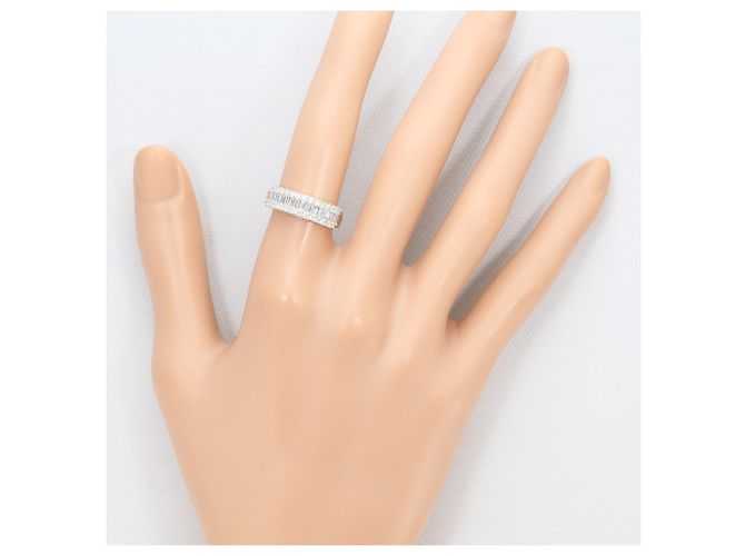 Autre Marque PT900 Platin-Bandring mit Diamant - Ansicht 7