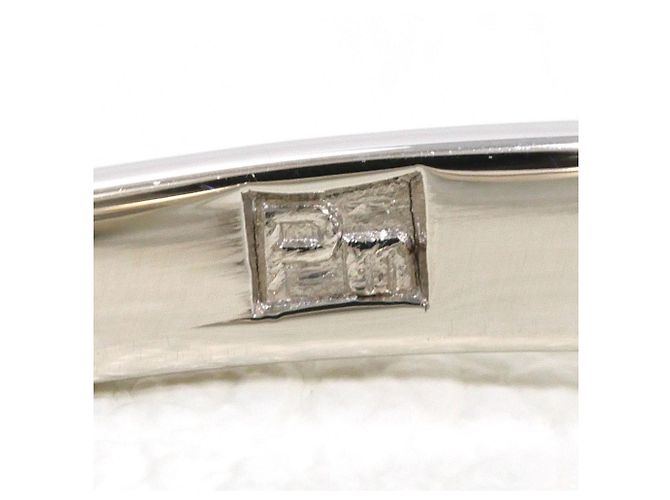 Autre Marque Platin-Bandring mit Diamant - Ansicht 5
