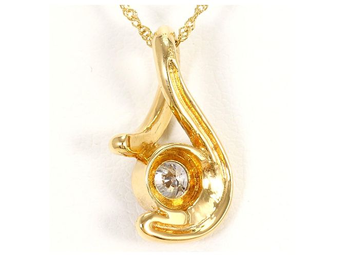 Autre Marque Collana in oro giallo 18K con diamante D'oro - vista 3