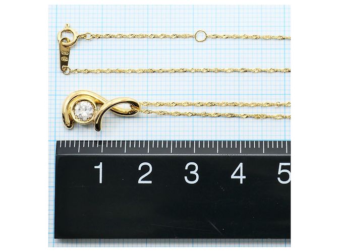 Autre Marque Collana in oro giallo 18K con diamante D'oro - vista 4