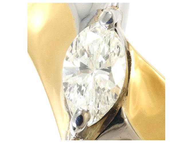 Autre Marque Anello fede in platino PT900 e oro giallo 18K D'oro - vista 2