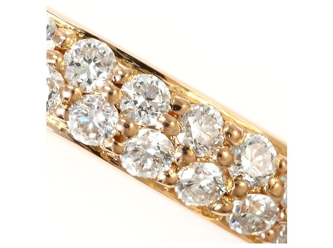 Autre Marque Ehering aus 18K Roségold mit Diamanten Golden - Ansicht 2