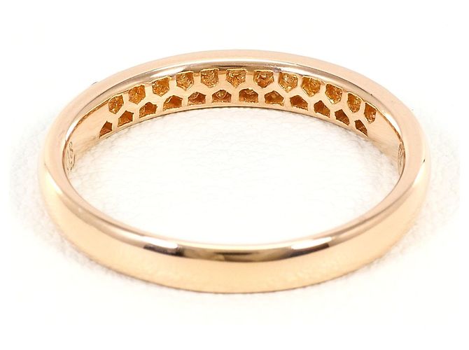 Autre Marque Ehering aus 18K Roségold mit Diamanten Golden - Ansicht 4