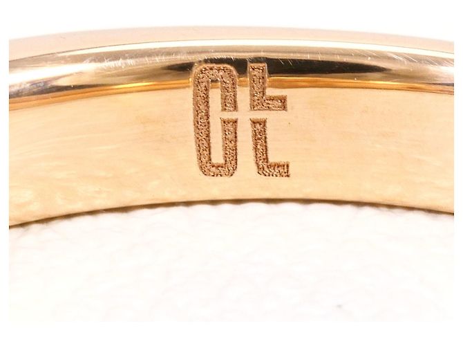 Autre Marque Ehering aus 18K Roségold mit Diamanten Golden - Ansicht 5