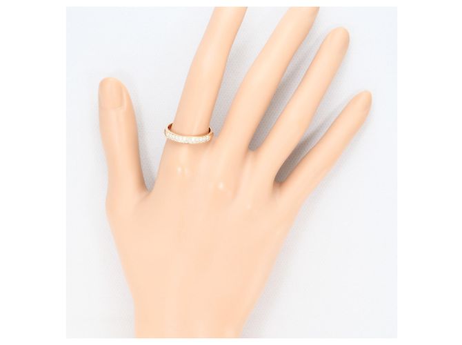 Autre Marque Ehering aus 18K Roségold mit Diamanten Golden - Ansicht 7