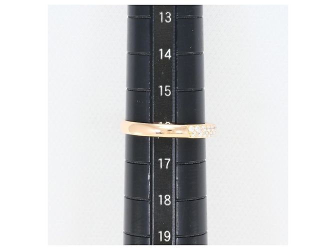 Autre Marque Ehering aus 18K Roségold mit Diamanten Golden - Ansicht 8