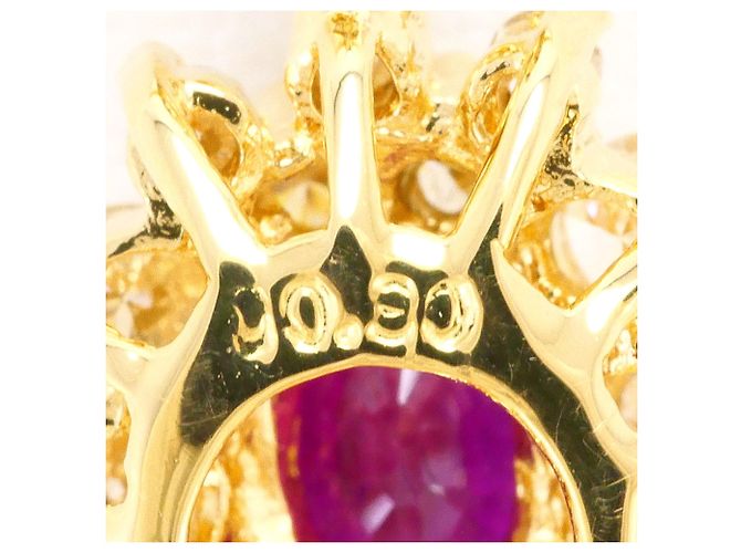 Autre Marque Collana in oro giallo 18K con rubino e diamante D'oro - vista 4