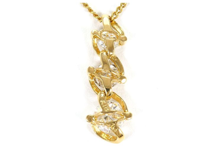 Autre Marque Collana in oro giallo 18K con diamante D'oro - vista 3