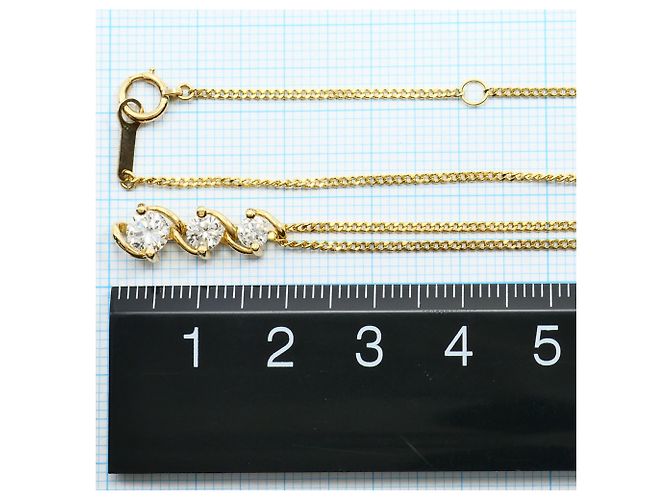 Autre Marque Collana in oro giallo 18K con diamante D'oro - vista 5