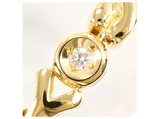 Autre Marque Bracciale con charm in oro giallo 18K con diamante D'oro - vista 2