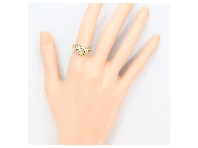 Autre Marque Ringband aus 18K Gelbgold mit Diamant Golden - Ansicht 7
