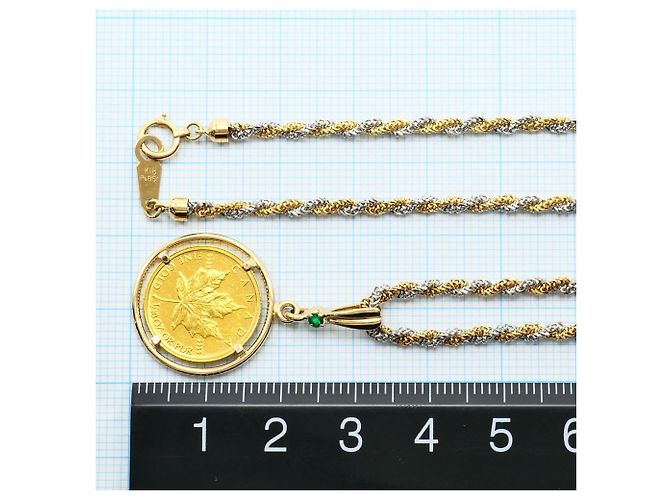 Autre Marque Collana in oro giallo con smeraldo D'oro - vista 6