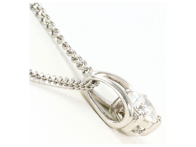 Autre Marque Collana in platino PT900 con diamante da 0.45ct - vista 2