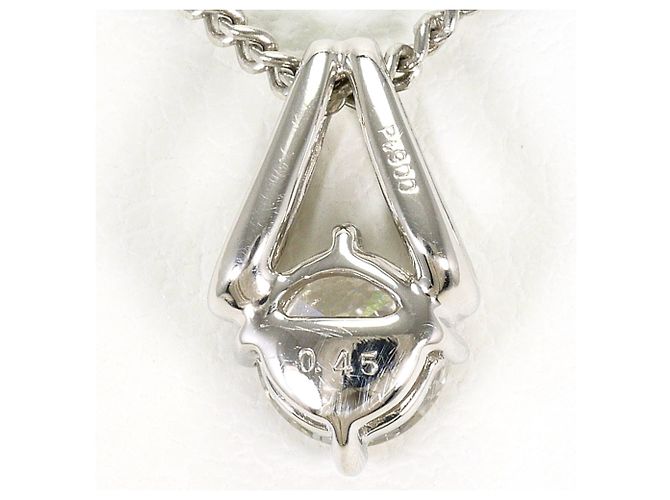 Autre Marque Collana in platino PT900 con diamante da 0.45ct - vista 3