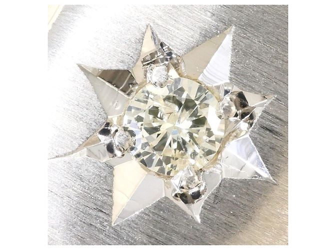 Autre Marque Anello fede in platino PT900 e oro giallo 18K con diamante da 0,20ct D'oro - vista 2