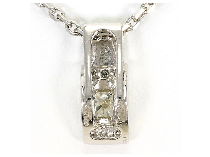 Autre Marque Collana in platino con diamante giallo - vista 3