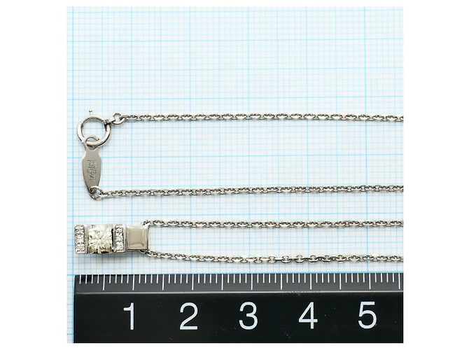 Autre Marque Collana in platino con diamante giallo - vista 5