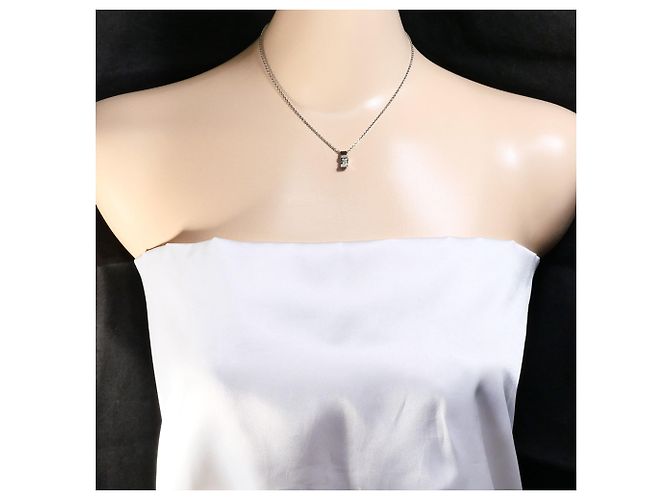 Autre Marque Collana in platino con diamante giallo - vista 6