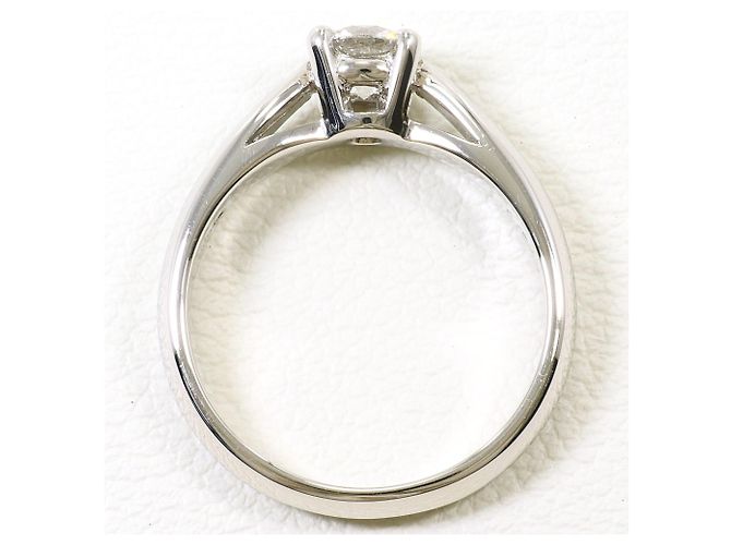 Autre Marque Platin-Bandring mit 0.503ct Diamant - Ansicht 3