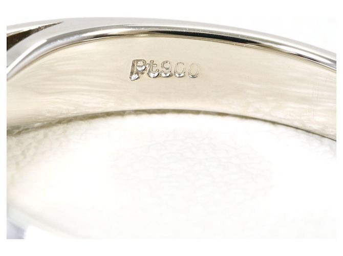 Autre Marque Platin-Bandring mit 0.503ct Diamant - Ansicht 5