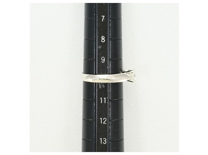 Autre Marque Platin-Bandring mit 0.503ct Diamant - Ansicht 8