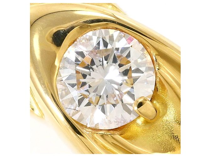 Autre Marque Ringband aus 18K Gelbgold mit Diamant Golden - Ansicht 2