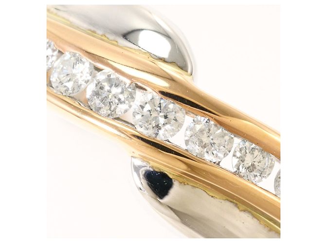 Autre Marque Anello fede elegante in diamanti 18K D'oro - vista 2