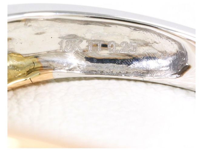Autre Marque Anello fede elegante in diamanti 18K D'oro - vista 5
