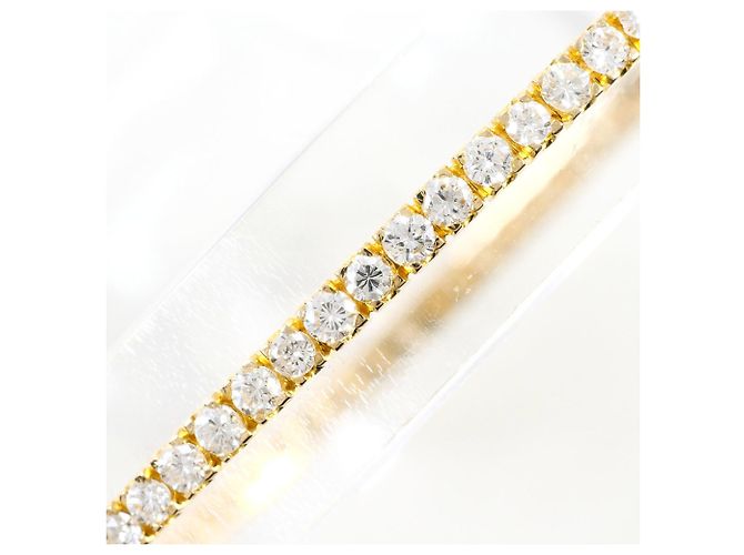 Autre Marque Bracciale con ciondoli in oro giallo 14K e diamanti D'oro - vista 2