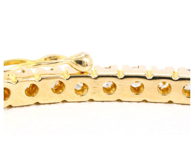 Autre Marque Bracciale con ciondoli in oro giallo 14K e diamanti D'oro - vista 4