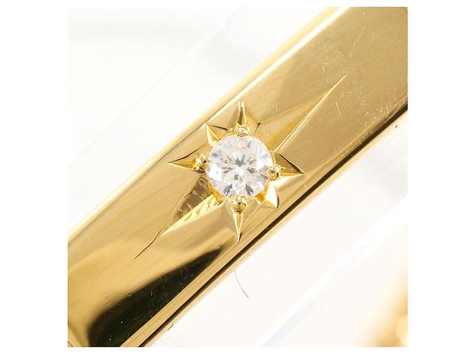 Autre Marque Bracciale con charm in oro giallo 18K e diamante D'oro - vista 2