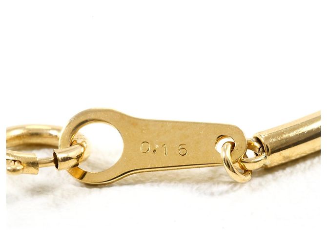 Autre Marque Bracciale con charm in oro giallo 18K con diamante D'oro - vista 4
