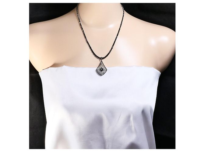 Autre Marque Collana in oro bianco 18K e diamanti D'oro - vista 8