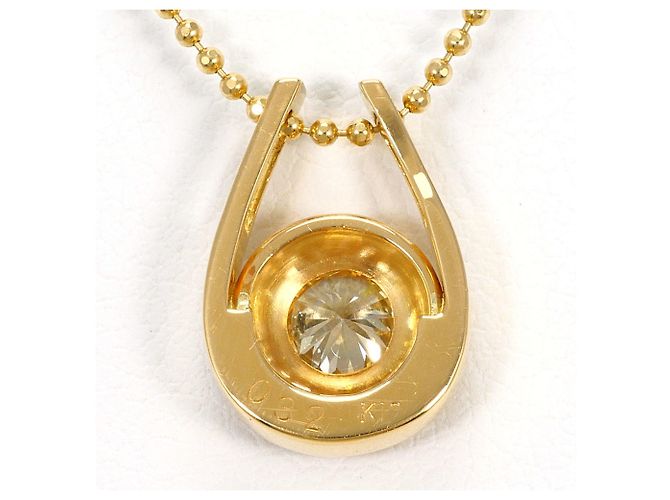 Autre Marque Collana in oro giallo 18K con diamante D'oro - vista 3