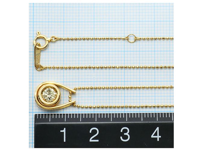Autre Marque Collana in oro giallo 18K con diamante D'oro - vista 5