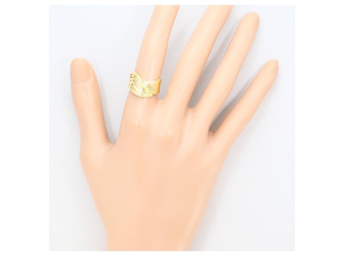 Autre Marque Bandring aus 18K Gelbgold mit Diamant Golden - Ansicht 7