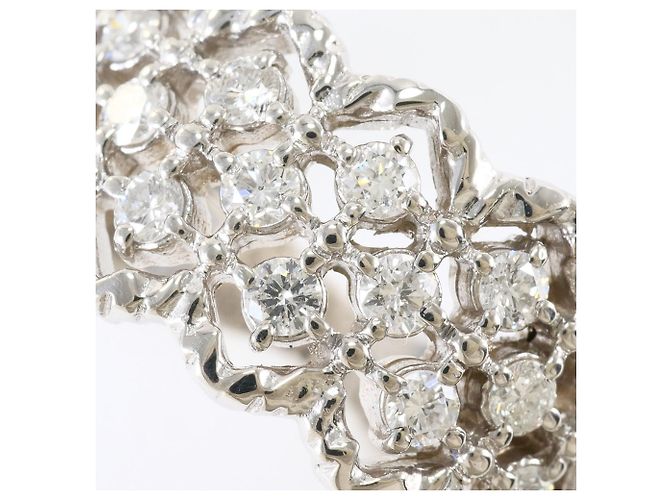 Autre Marque Platin-Diamant-Bandring - Ansicht 2