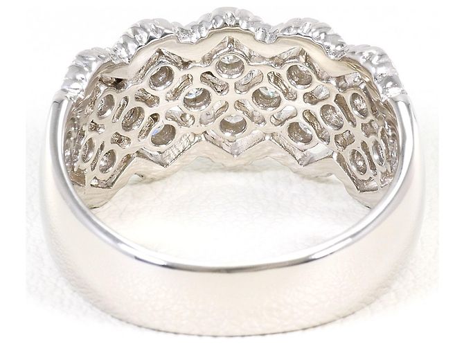 Autre Marque Platin-Diamant-Bandring - Ansicht 4