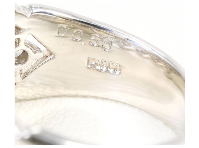 Autre Marque Platin-Diamant-Bandring - Ansicht 5