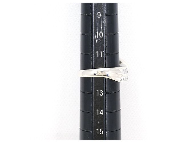 Autre Marque PT900 Platin-Ehering mit Diamant - Ansicht 8