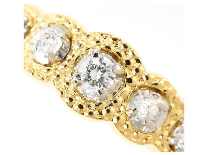 Autre Marque Anello a fascia in oro 18K con diamante D'oro - vista 2