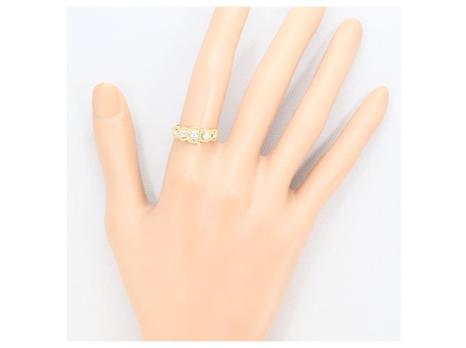 Autre Marque Anello a fascia in oro 18K con diamante D'oro - vista 6