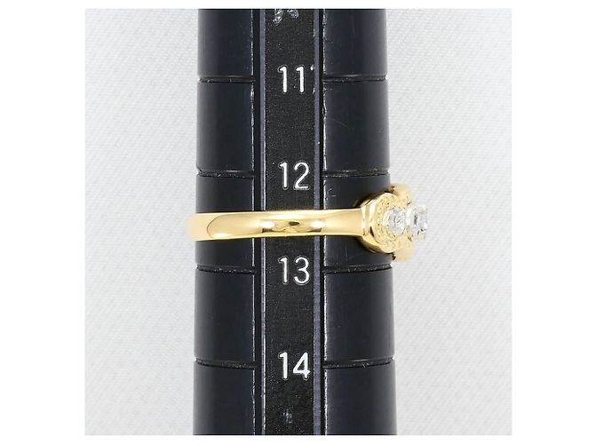 Autre Marque Anello a fascia in oro 18K con diamante D'oro - vista 7