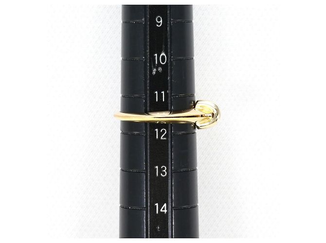 Autre Marque Goldbandring aus 18K Gold mit Diamant Golden - Ansicht 8